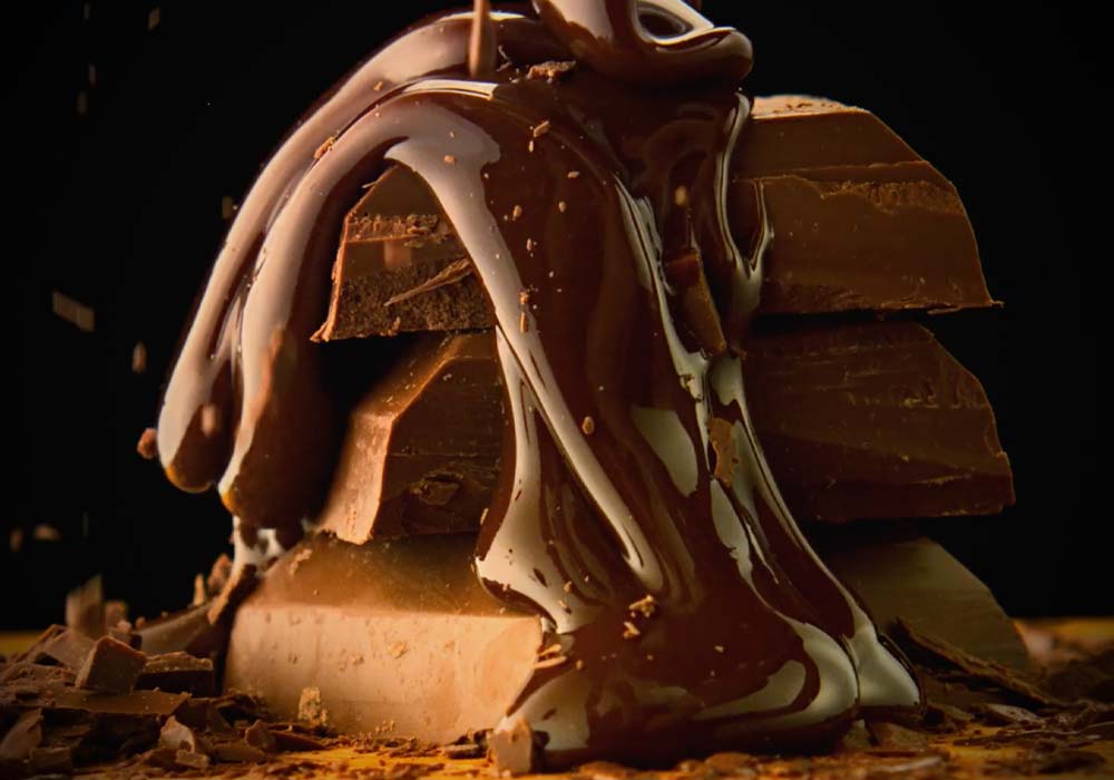 Manejo de caída de chocolate para comercial Proexport (Colombia)